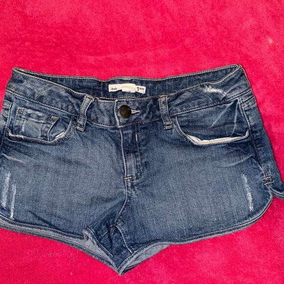 Low Rise Jean Shorts - Picture 1 of 2